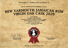 Indlæs billede til gallerivisning Fadandel #1: New Yarmouth Jamaican Rum Virgin Oak Cask 2020