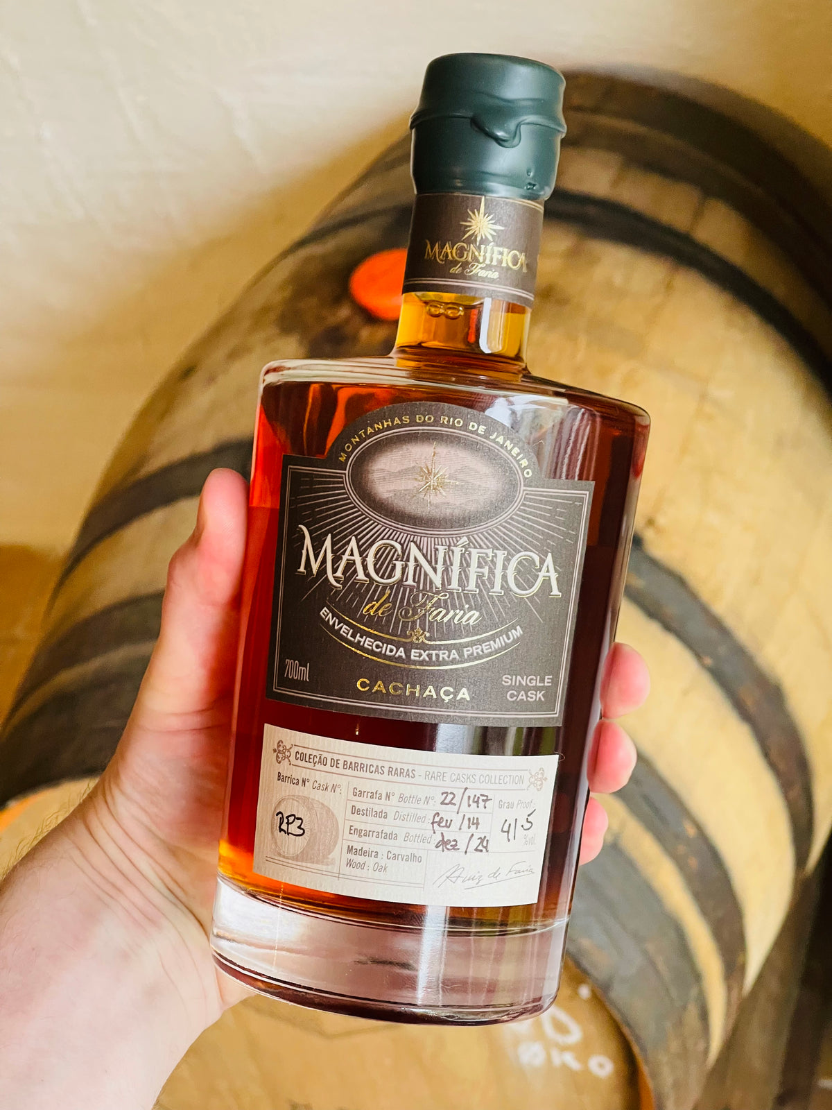 Magnífica de Faria single cask cachaça 2014 – Romhatten Cask Selection #10
