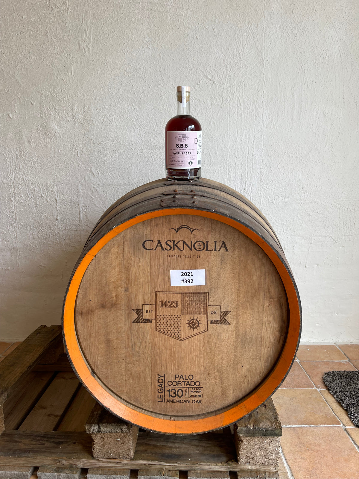 S.B.S Panama 2009 på det 130 liters Palo Cortado-fad