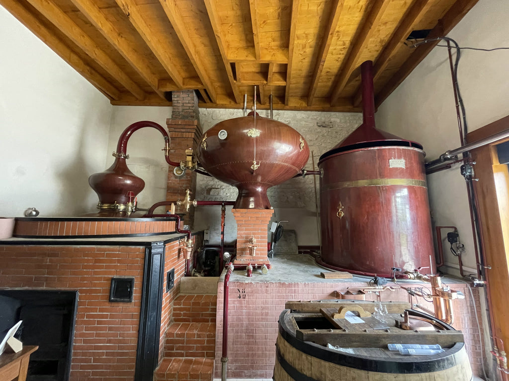 Daniel Boujus kobberalembik, hvor familien selv destillerer deres cognac