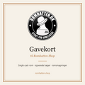 Gavekort til Romhatten Shop med Romhatten.dk-logoet