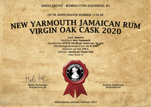 Indlæs billede til gallerivisning Fadandel #1: New Yarmouth Jamaican Rum Virgin Oak Cask 2020
