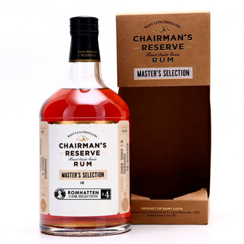 Chairman's Reserve Master's Selection 2011 – Romhatten Cask Selection #4, flaske og æske