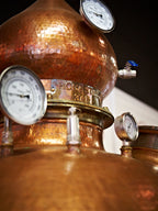 Kobber pot still hos Richland Rum